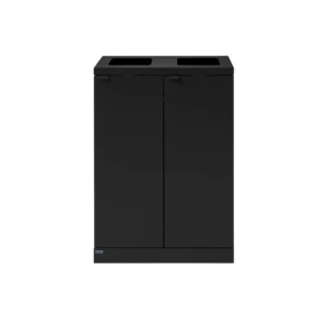 Avfallsbeholder BICA 867 2x65L sort