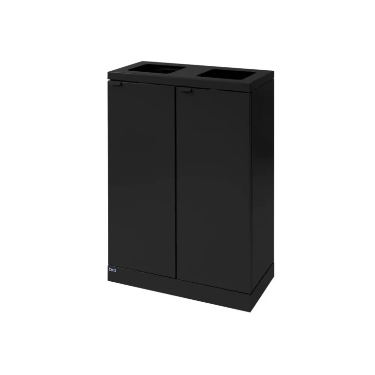 Avfallsbeholder BICA 867 2x65L sort - Bilde 3