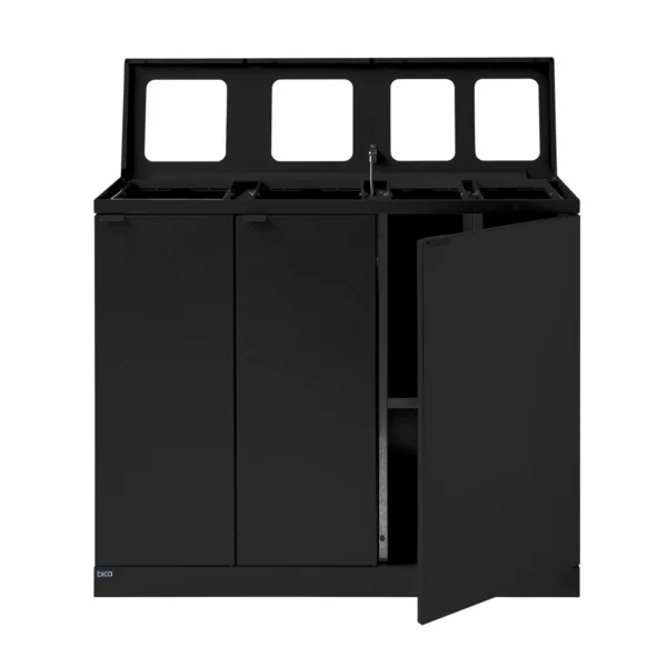 Avfallsbeholder BICA 950 2x65/45L sort