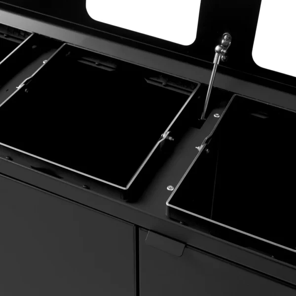 Avfallsbeholder BICA 950 2x65/45L sort