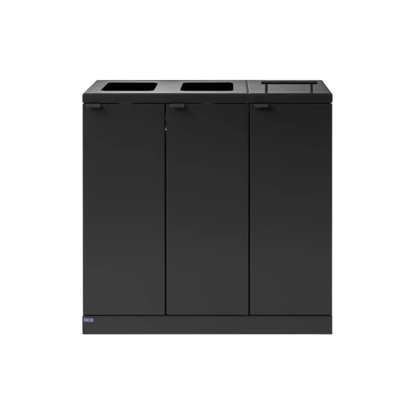 Avfallsbeholder BICA 873 3x65L antrasitt
