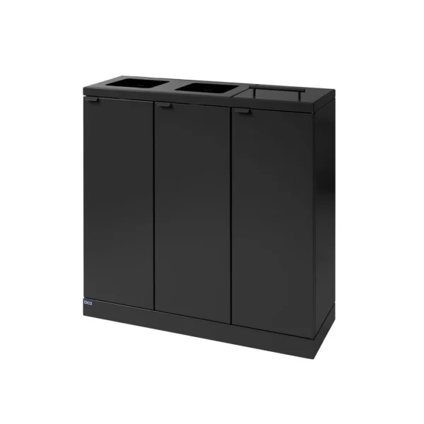 Avfallsbeholder BICA 873 3x65L antrasitt