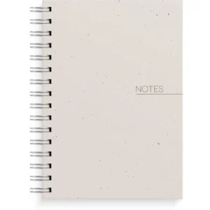 Spiralbok BURDE A5 beige