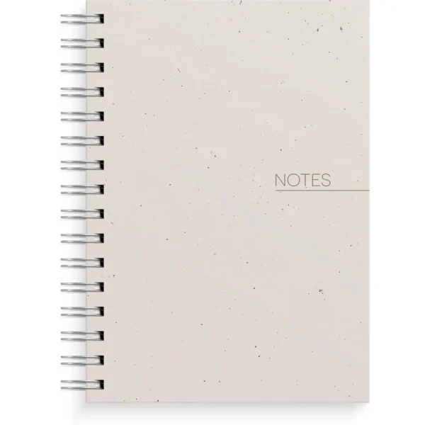 Spiralbok BURDE A5 beige