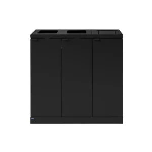 Avfallsbeholder BICA 873 3x65L sort