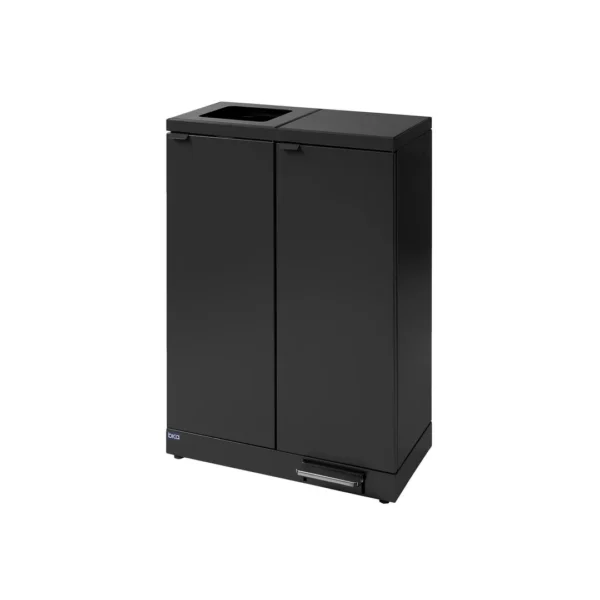 Avfallsbeholder BICA 974 2x65 antrasitt