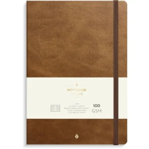 Notatbok BURDE Deluxe B5 cognac