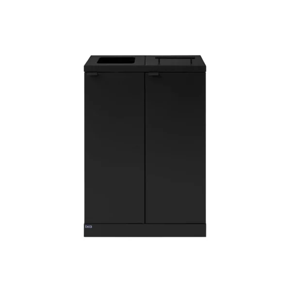 Avfallsbeholder BICA 874 2x65 sort