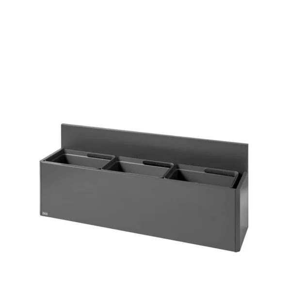 Avfallsbeholder BICA 811 3x20L antrasitt