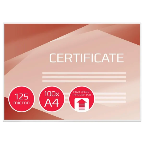 Lamineringslomme GBC A4 125my HS (100)