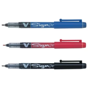 Fiberpenn PILOT V-signpen 0,6 rød