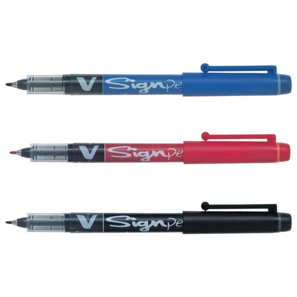 Fiberpenn PILOT V-signpen 0,6 rød