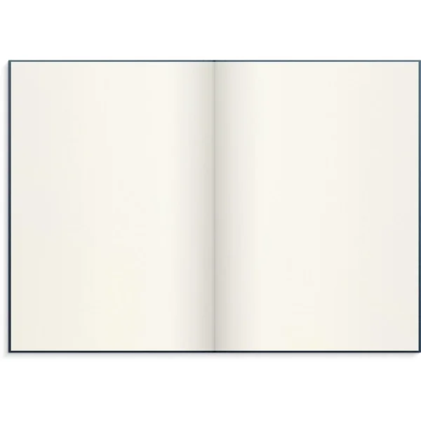 Skrivebok BURDE A5 ulinjert mørk blå