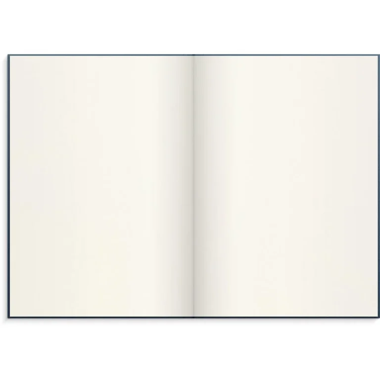 Skrivebok BURDE A5 ulinjert mørk blå - Bilde 3