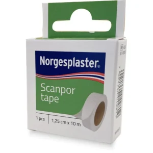 Tape Scanpor Refill 1,25cmx10m hvit