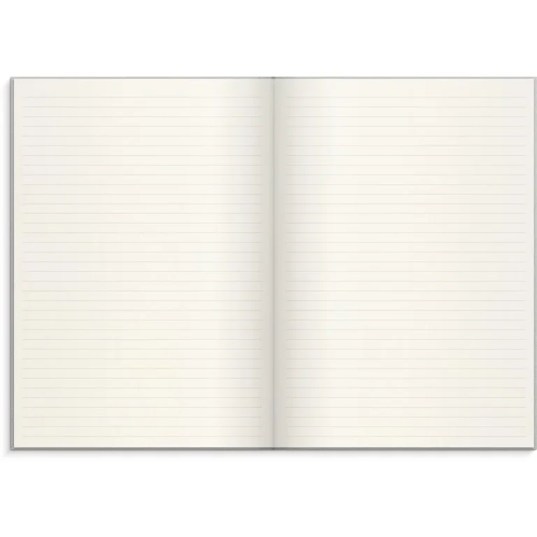 Skrivebok BURDE A4 linjer lys grå - Bilde 3
