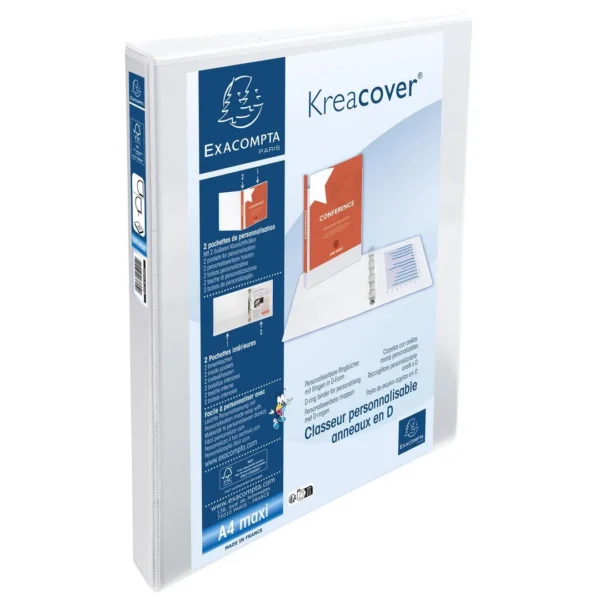 Innstikkperm EXACOMPTA A4+ 2D 30/47 hv