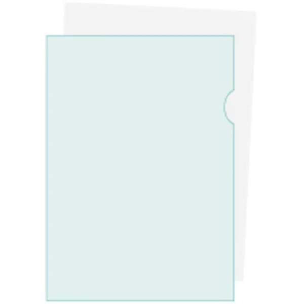 Plastomslag EXACOMPTA A4 120my blå (10)