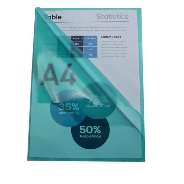 Plastomslag EXACOMPTA A4 120my grøn (10)