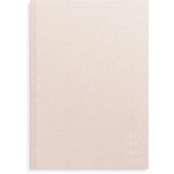 Skrivebok BURDE A4 ulinjert rosa