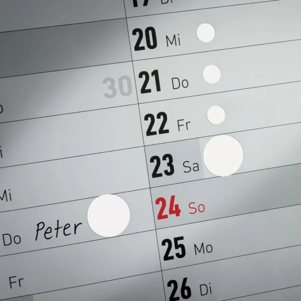 Etikett AVERY manuell ø12mm hvit (270)