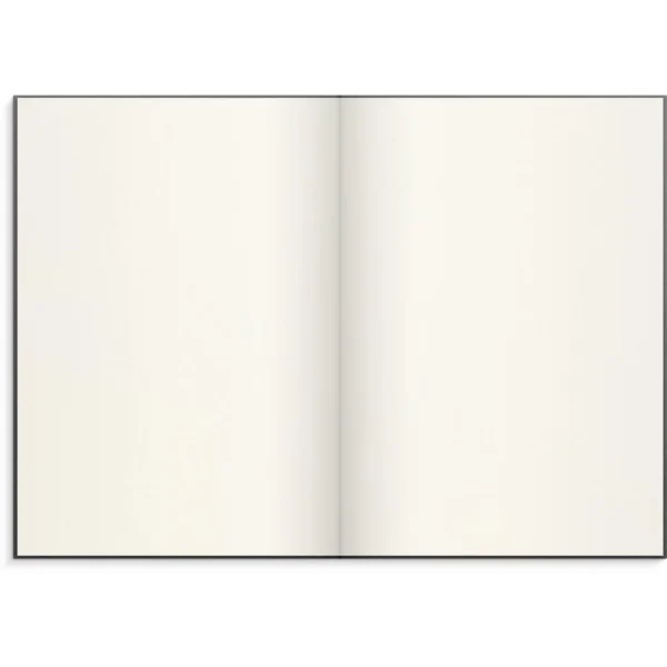 Skrivebok BURDE A5 ulinjert mørk grå