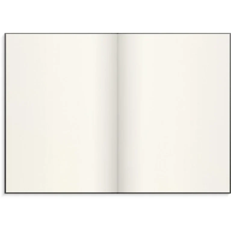 Skrivebok BURDE A5 ulinjert mørk grå - Bilde 3