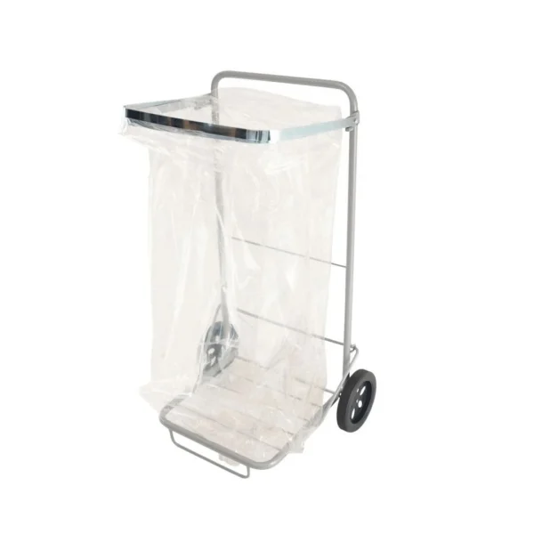 Avfallsstativ m/ store hjul