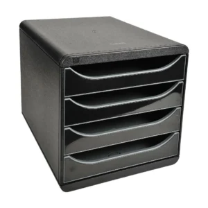 Skuffekabinett EXACOMPTA 4skuff sort/sor