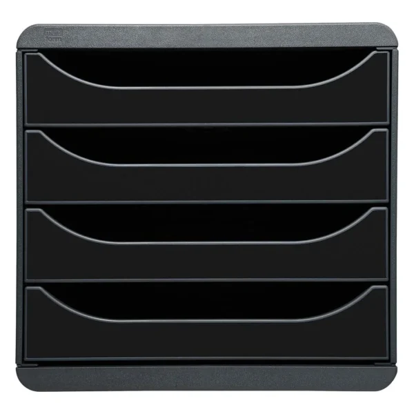 Skuffekabinett EXACOMPTA 4skuff sort/sor