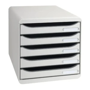 Skuffekabinett EXACOMPTA 5skuff grå/grå