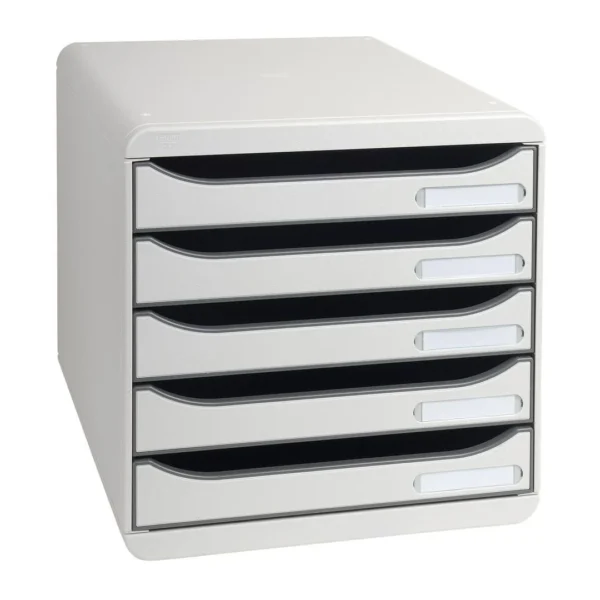 Skuffekabinett EXACOMPTA 5skuff grå/grå