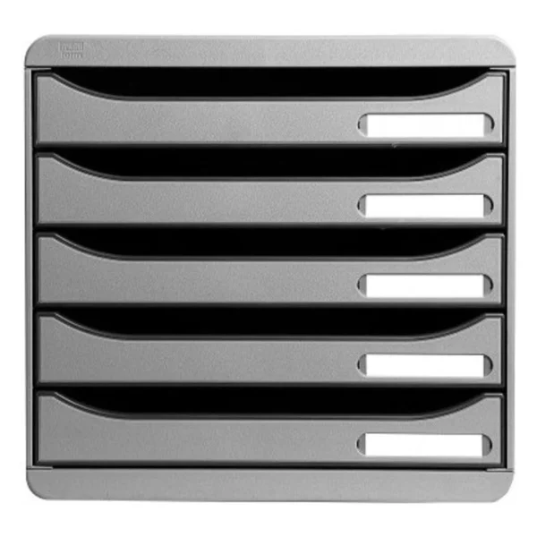 Skuffekabinett EXACOMPTA 5skuff grå/grå