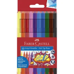 Tusj FABER CASTELL Grip ass farger(10)
