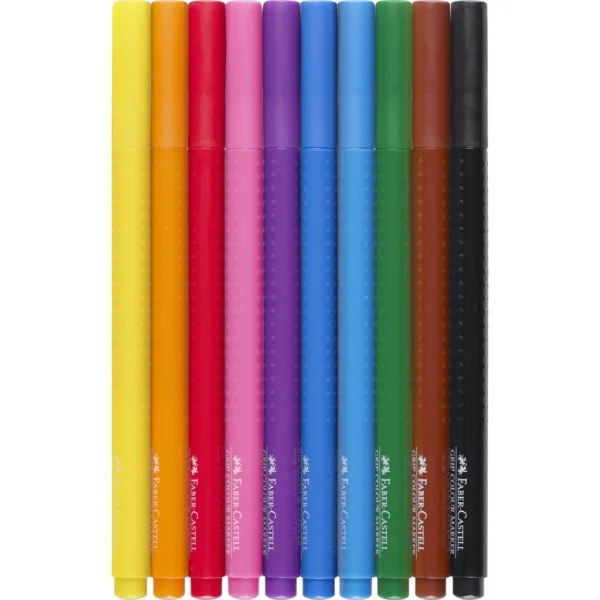 Tusj FABER CASTELL Grip ass farger(10)