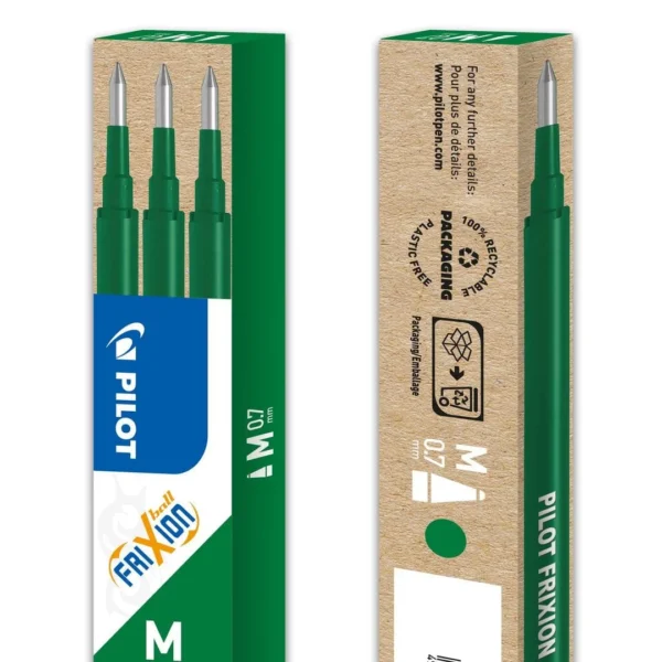 Refill PILOT Frixion 07 grønn (3)