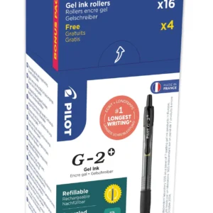 Geleroller PILOT G2+ 05 sort (20)
