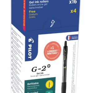 Geleroller PILOT G2+ 07 sort (20)