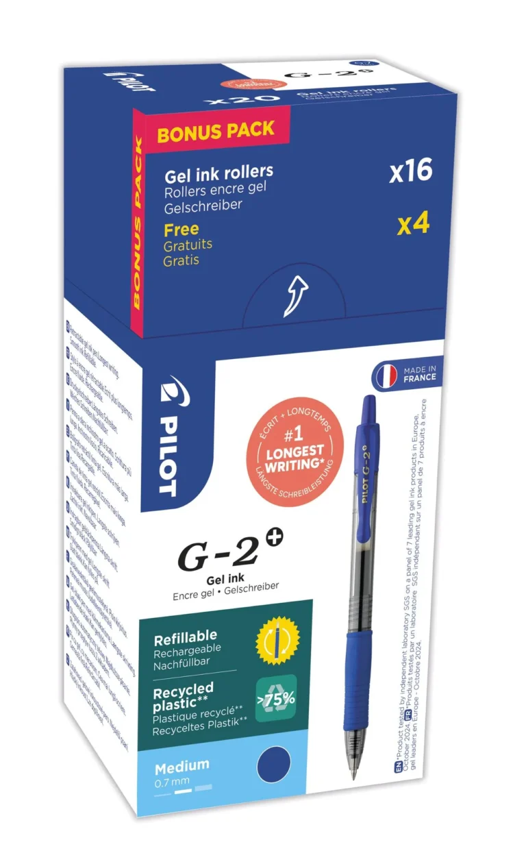 Geleroller PILOT G2+ 07 blå (20)