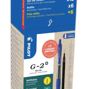 Geleroller PILOT G2+ 07 blå (12+12)