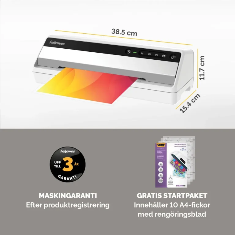 Lamineringsmaskin FELLOWES Saturn A4 - Bilde 7