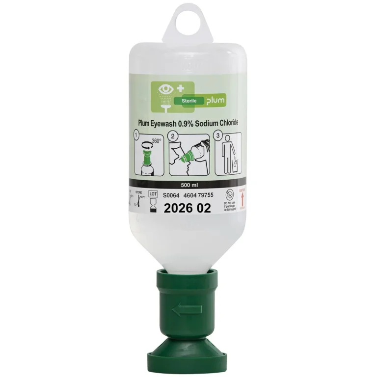 Øyedusj PLUM Natriumklorid 500ml
