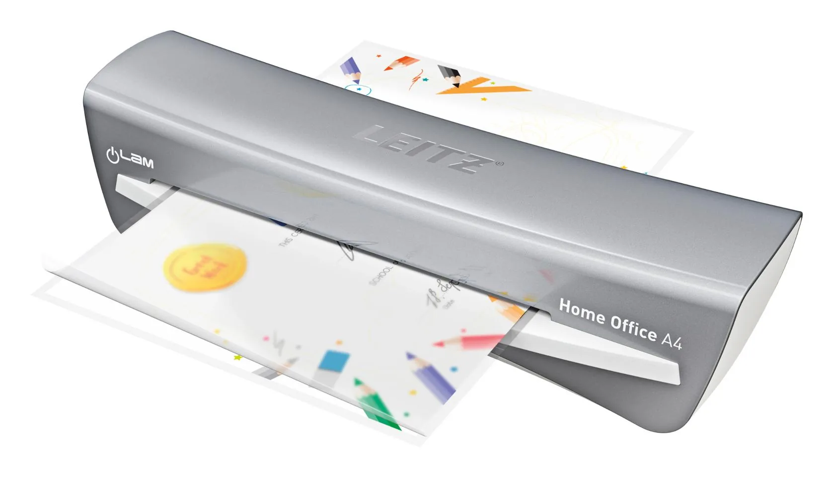 Lamineringsmaskin LEITZ iLAM Home A4 grå