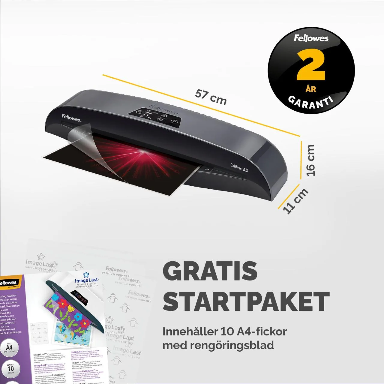 Lamineringsmaskin FELLOWES Calibre A3