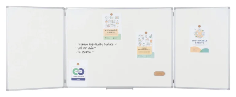 Whiteboard BI-OFFICE Trio 90x120 emaljer - Bilde 3