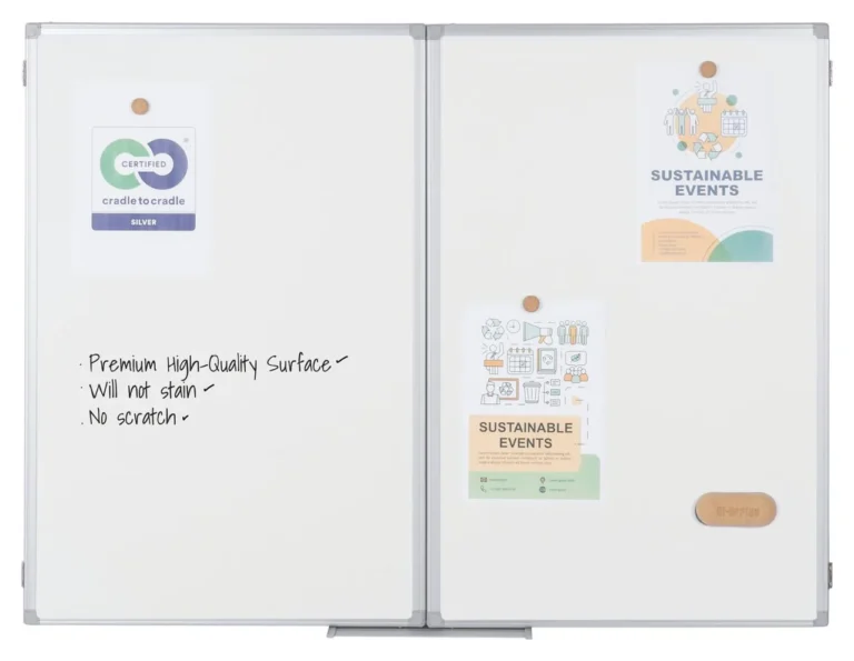 Whiteboard BI-OFFICE Trio 90x120 emaljer - Bilde 4