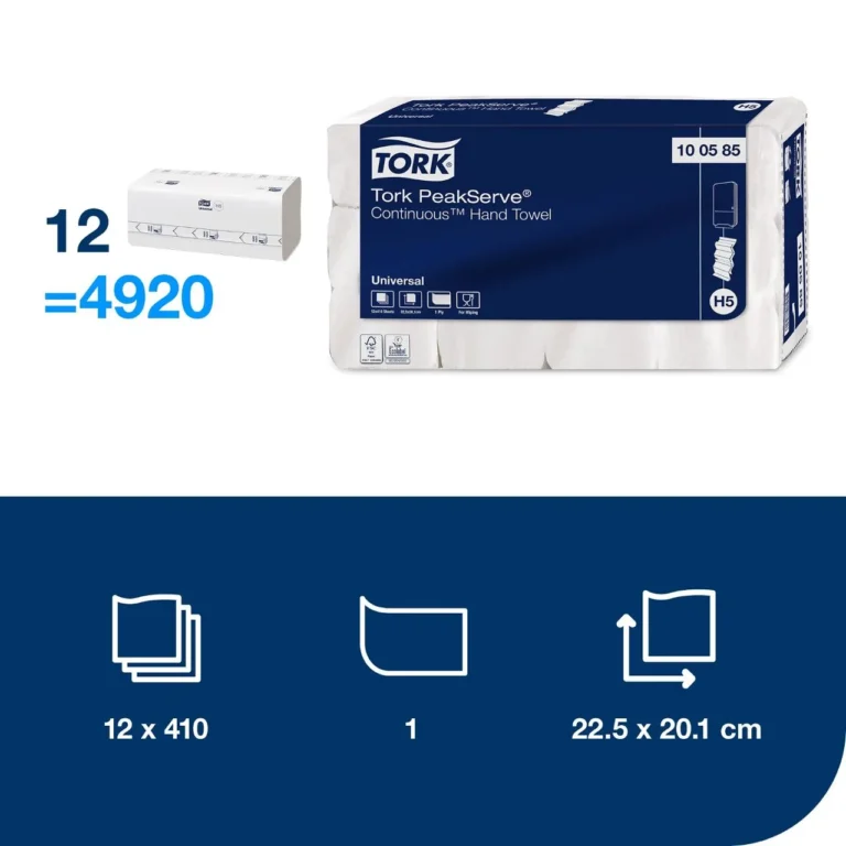 Tørkeark TORK PeakServe Univers H5(410) - Bilde 2