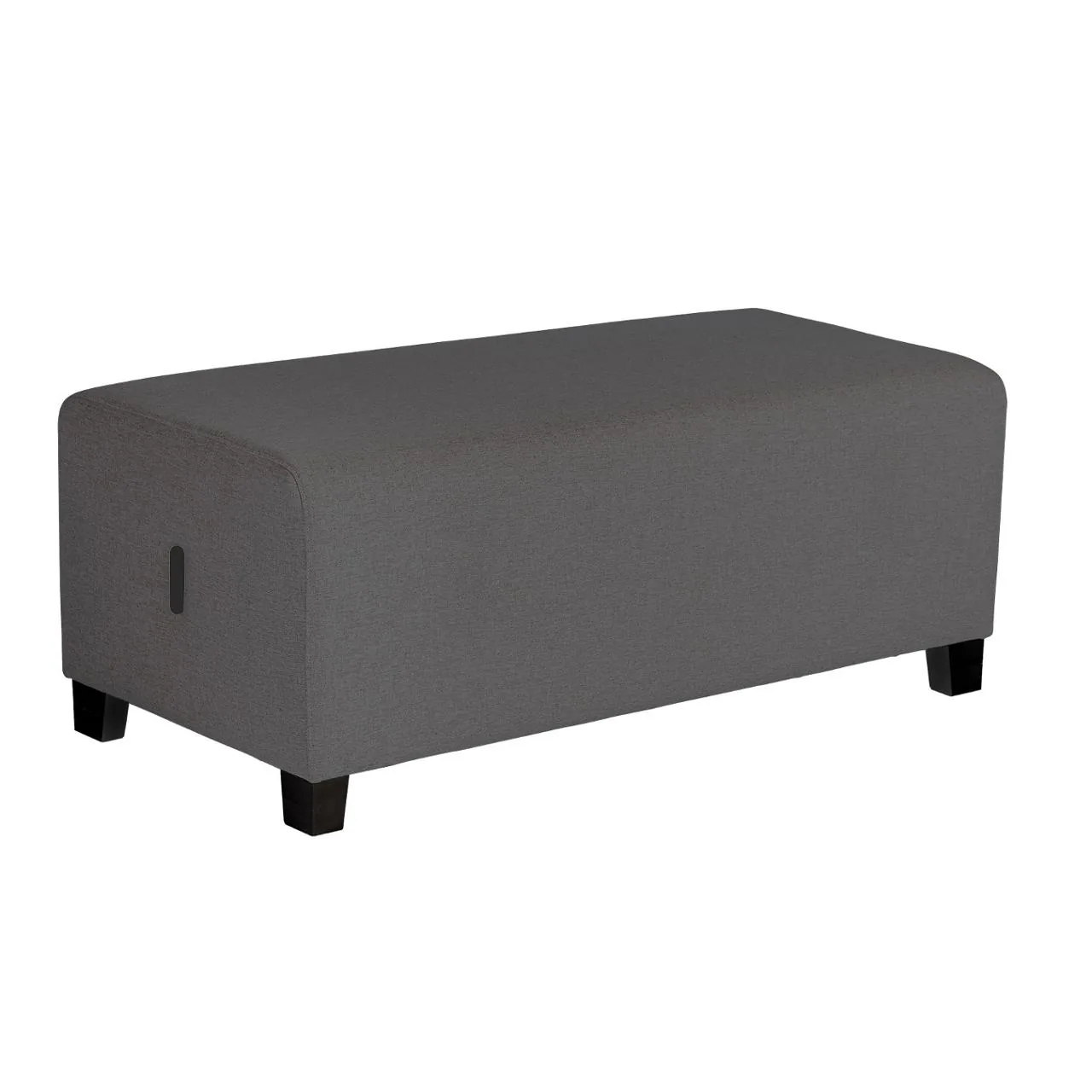 Modulsofa Hizia 2-seter sete u/rygg grå