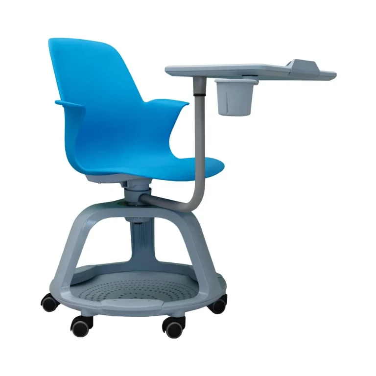 Skolestol BI-OFFICE m/bord blå