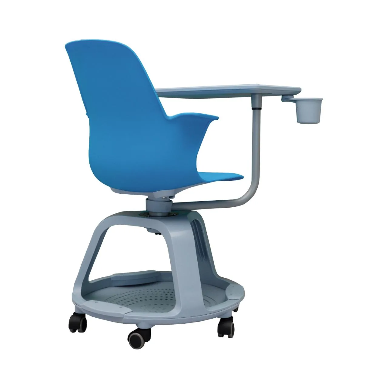 Skolestol BI-OFFICE m/bord blå
